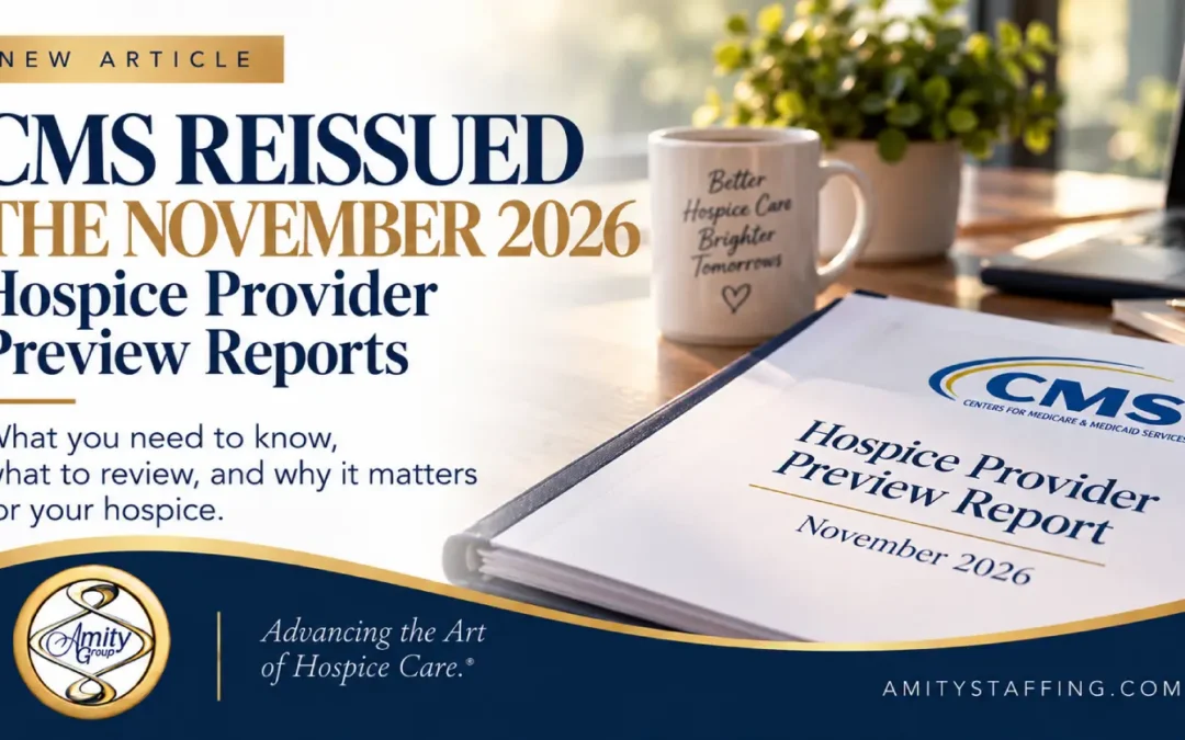 CMS Reissued the November 2026 Hospice Provider Preview Reports. Even If You Already Reviewed Yours, Go Back and Look Again.