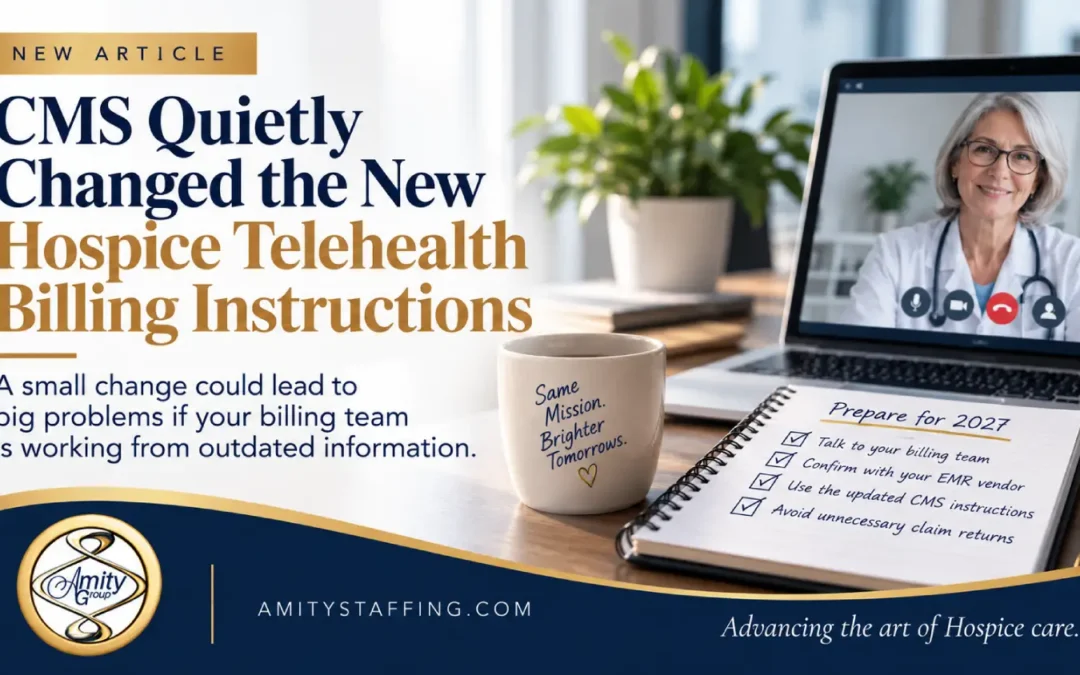 CMS Quietly Changed the New Hospice Telehealth Billing Instructions